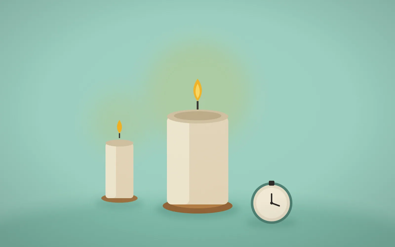 Candle gazing meditation