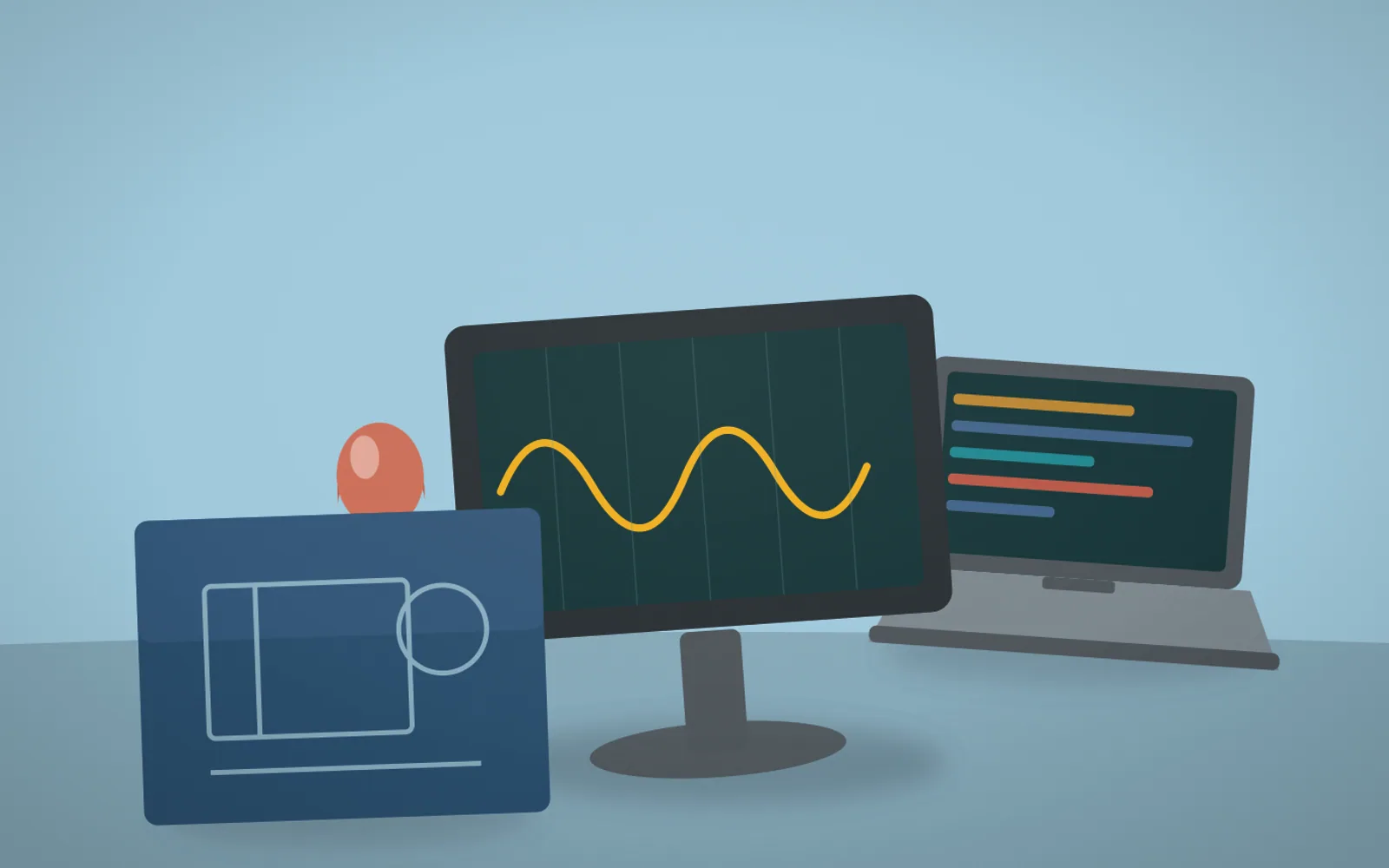 Creating interactive digital art (using code + display)