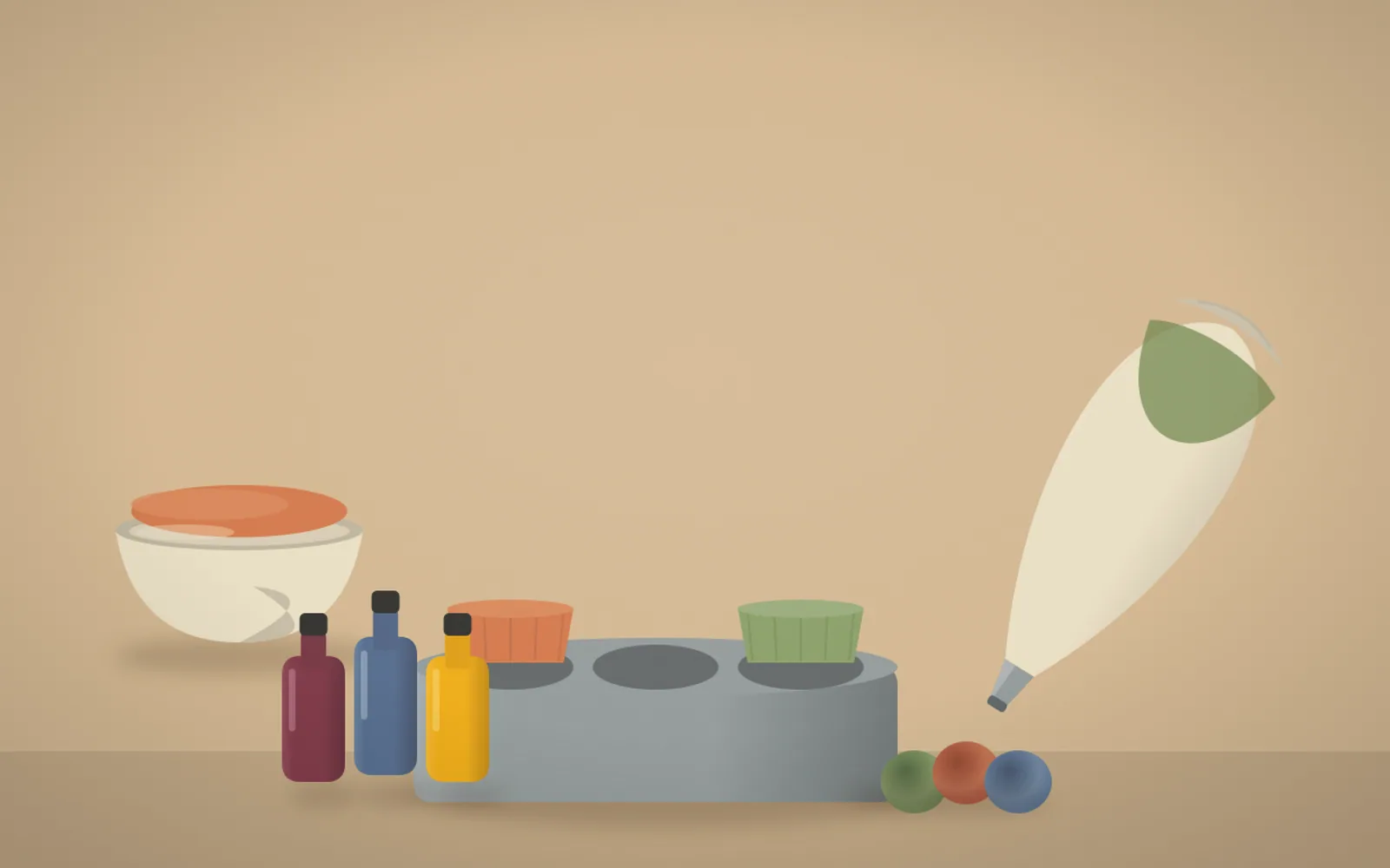 Designing themed cupcakes