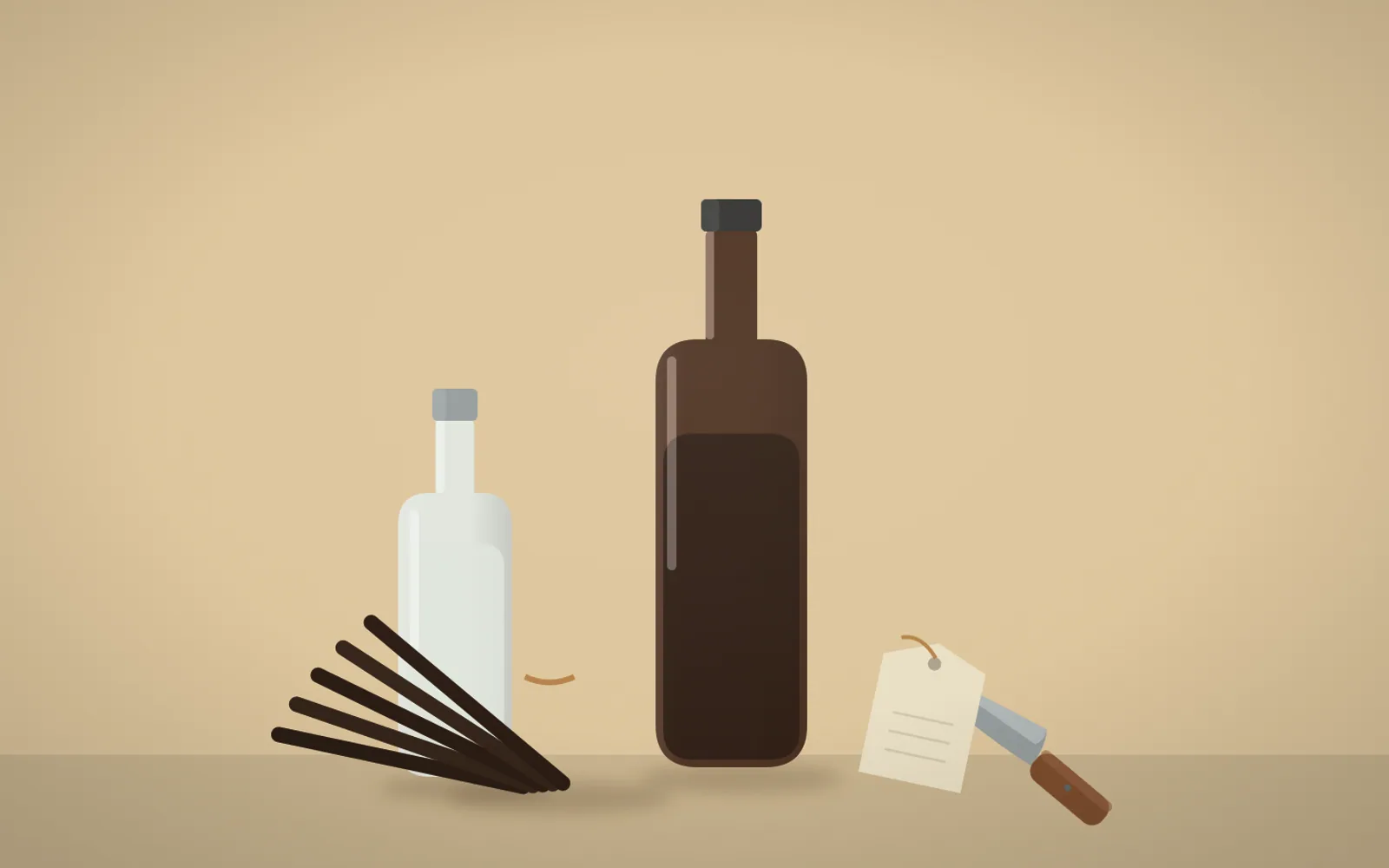 Homemade vanilla extract gifts