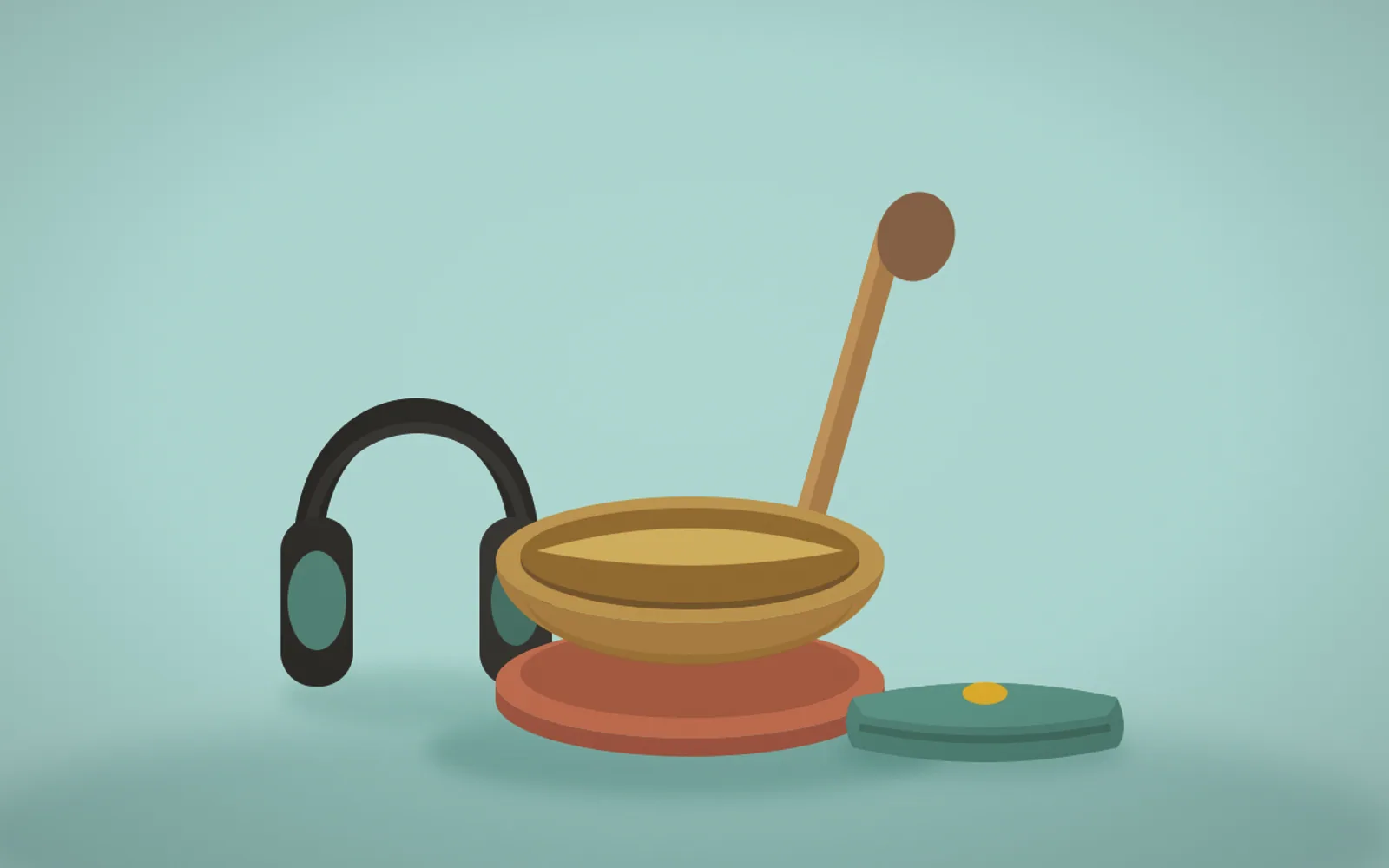 Restorative sound bath at home