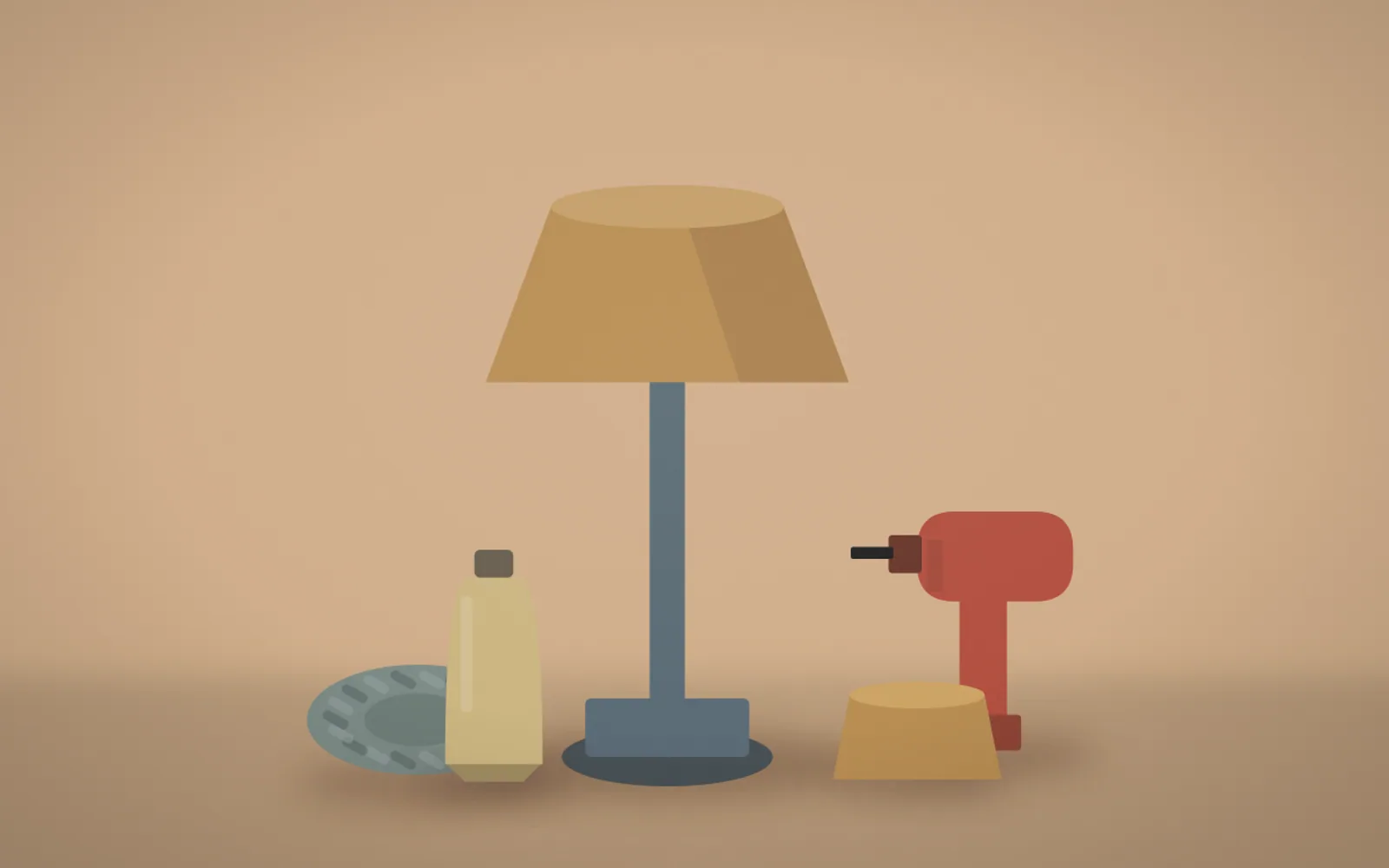 Upcycled lamp projects