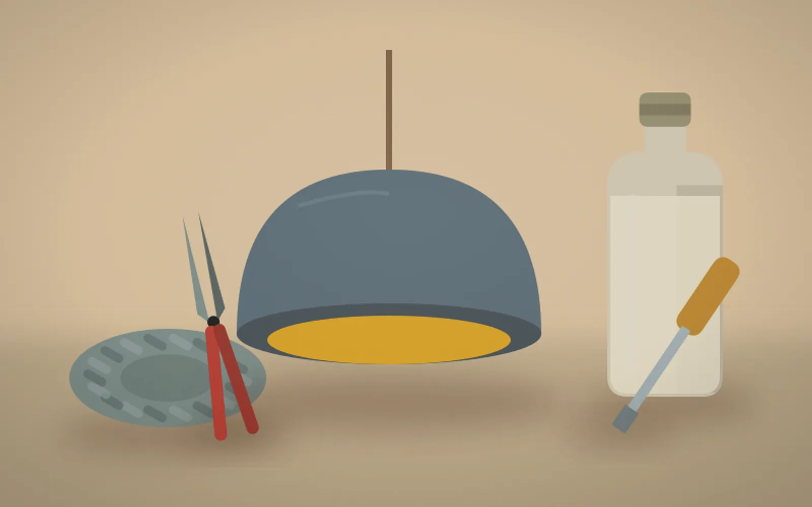 Upcycling lighting fixtures